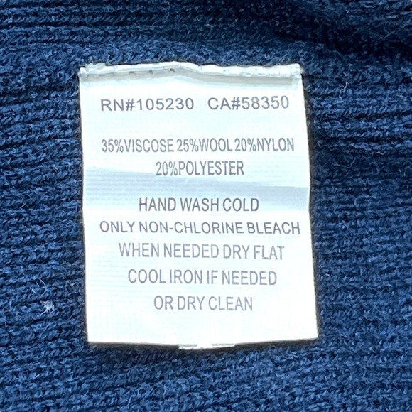 Joie NWT High Waist Wool Blend Flared Silhouette Knit Skirt Ink Navy Size Small - Picture 9 of 9